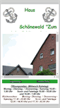 Mobile Screenshot of gasthaus-schoenewald.de